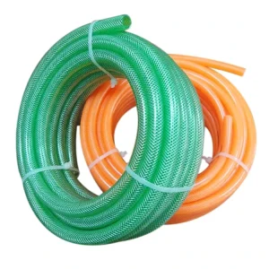 38mm PVC Clear Plastic Vinyl Tubing Fiber Braided Reinforced PVC Tube Pipe Hose for Water Transfer