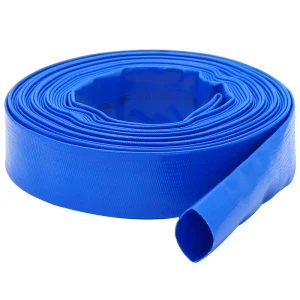 3Dia X 100m 6 bar Backwash Hose for Swimming Pools Heavy Duty Reinforced Lay Flat Discharge Hose for Water Transfer Application