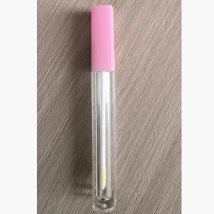 3g Clear Plastic Square Empty Lipstick Tube with Cap and Brush