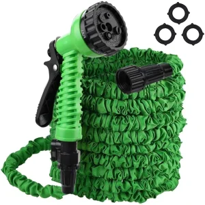 3x Expandable 3/4” Diameter Garden Hose Reels Anti-UV Anti-Abrasion Tangle-Free Design Customizable Color