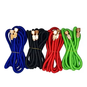 3x Telescoping Water Hose Flexible High Pressure for Garden Watering Flowers Vegetables and Car Wash 20m Length