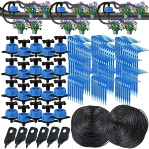 4 2 Way 8L Drip Arrow Irrigation Transmitter Watering System Dripper Sprinkler Irrigation Kit Potted Planting