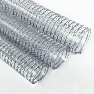 4/5/6 Inch PVC Pipe Steel Wire Reinforced Hose for Water Fluid Dust Mine
