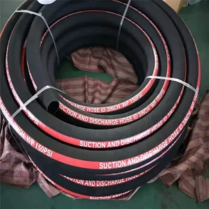 4/5/8/10/12/15 Inch Large Diameter High Pressure Flexible Rubber Suction Hydraulic Delivery Hose for Oil, Water, Concrete