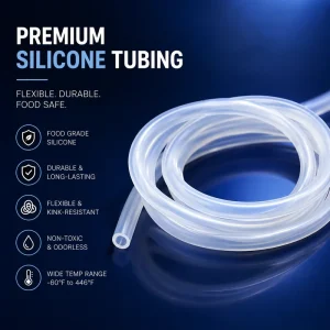 4 6 8 10 12 15 mm Industrial Silicone Tubing Specifically for Peristaltic Pumps Wear-resistant Silicone Pump Tubing