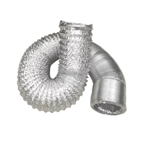 4/6/8/10 Inch Flexible Aluminum Air Duct 5/10m Stretchable Ventilation Hose for Kitchen Range Hood HVAC