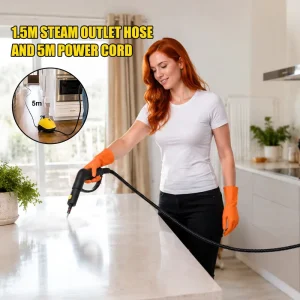 4 Bar 2000W High Pressure Steam Cleaner with Full Accessories Deep Cleaning Machine for Floor Glass Kitchen Bathroom
