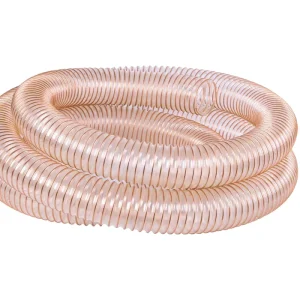 4 Inch 6 Inch Diameter Spiral Pipe Duct Hose Soft PU and Steel Wire Hose Polyurethane Pipe PU Ventilation Vacuum Air Duct Hose