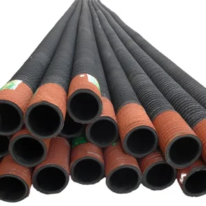 4 Inch Black EPDM High Pressure Wear Resistant Aging Resistant Flexible Rubber Hose Cutting for Agriculture Use Sand