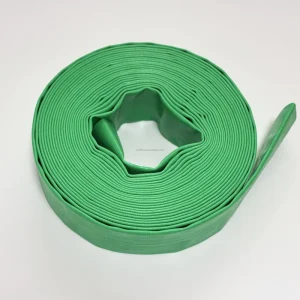 4 Inch Green PVC Lay Flat Hose Durable Flexible Soft Water Hose 50m Length Industrial Discharge Agricultural Irrigation