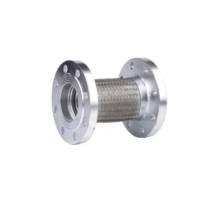 4 Inch Stainless Steel 304 Braided Metal Flexible Hose for Industrial Grade High Temperature Steam Hot Oil Flange Connection