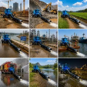 4 Inch TPU Black Mining Hose 12kg Ore Drilling Equipment 1 Year Warranty Jiangsu Origin Certified