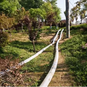 4 Inch White PE Layflat Hose (Blow Molding) for Garden Lawn Farm and General Irrigation Water Supply Application