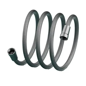 4-Point Universal Modern Simple Shower Hose Cold Hot Water Explosion-Proof Durable Anti-Tangle Nylon Braided Shower Head Hose