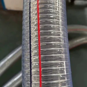 4-inch Transparent Flexible Reinforced PVC Steel Wire Hose