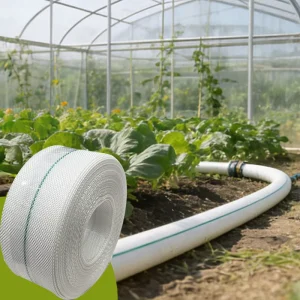 4.5 Inch 100m PE High Strength Woven Layflat Hose 4.5 Bar UV Stabilized Hose for Farm Irrigation and Crop Spraying
