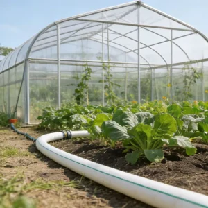 4.5 Inch 100m PE Woven Layflat Hose 4.5 Bar UV Resistant Flexible Hose for Crop Irrigation