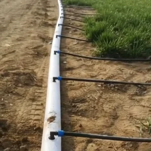 4.5-Inch Pre-Drilled High Pressure Flexible Plastic PE Media Hose for Garden Farm Drip Irrigation System Roll Packed