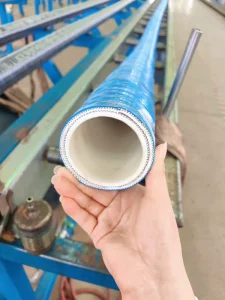 40~80 Temperature Resistant EPDM Chemical Suction Hose with Steel Wire Helix Cutting Service for Wastewater Chemical Liquid