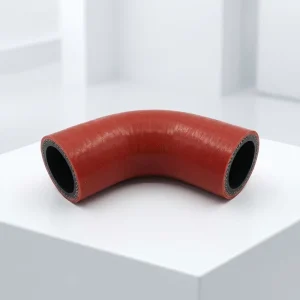 45 Degree Red Fiber Reinforced Silicone Elbow Hose High Temperature Resistant Auto Turbo Intercooler Silicone Bend Pipe