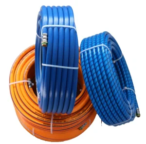 5/16 Inch High Pressure Flexible Breathing Air Compressor Hose Rubber Air Hose With Fittings