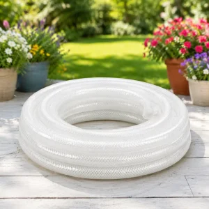 5 16 Inch Transparent PVC High Pressure Reinforced Soft Duct Hose 100m Length Flexible Durable ISO Certified Industrial Use