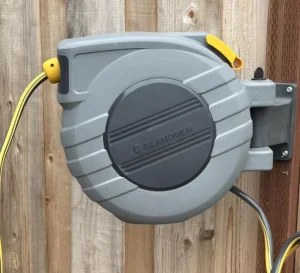 5/8 20m Automatic Retractable Wall Mounted Garden Hose Reel Car Wash Equipment Slow Rewind System OEM ODM