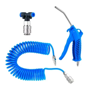 5*8 Polyurethane Recoil Air Hose Air Fittings Connector Lightweight Pipe Air Compressor Tube Pneumatic Spring Spiral