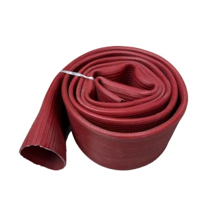 5 Inch Flexible Agricultural Slurry Layflat NBR Rubber Hose 30m Length 13 Bar High Pressure Cutting
