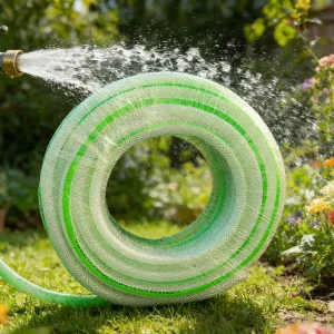 5 Layer High Pressure PVC Hose Flexible Reinforced Durable for Outdoor Garden Irrigation