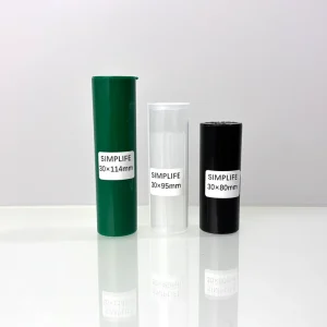 5 Pcs Pack 30*114mm Child Resistant PP Plastic Easy Open End Liquid Pills Tubes