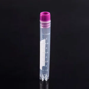 5.0ML Plastic Clear Cryo Tube With Internal Cp Could Freezing Tube