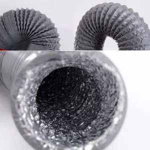 50 mm Flex Duct Flexible Aluminum Foil Air Duct Hose for Fresh Air Ventilation System HVAC