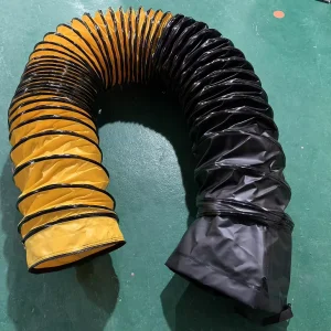 500mm Heat Resistant Hose Air Ducts Plastic Air Ventilation Pipes PVC Silencer Flexible Ducting Hose
