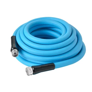 50FT Garden PVC Water Hose Hybrid Polymer 450PSI Burst Pressure High Pressure Hose