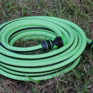 50FT PVC High Pressure Flat Braided Garden Hose Custom Length Available Bulk Supply