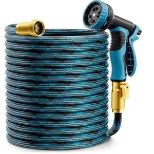 50FT Ripple Hose Factory Direct New Hose High Pressure Settable Garden Hose for Watering and Car Washing