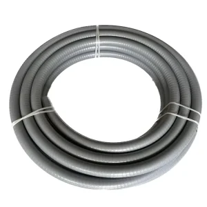 50MM Flexible PVC Hose Pipe UV Resistant Grey 50mm Flexible PVC Pipe for Swimming Pool