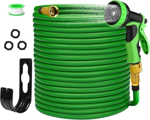 50ft 100ft Durable High Pressure Expandable Garden Hose Adjustable Flexible Water Hose for Flower Watering