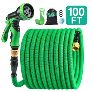 50ft 75ft100ft Garden Hose Expandable Magic Water Hose Gun Car Wash High Pressure Garden Hose Foam Gun