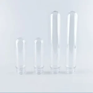50ml Empty PET Plastic Testtube Test Tubes Bottle with Screw Caps for Cosmetics