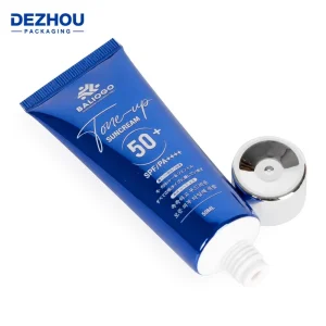 50ml Sunscreen Lip Balm Tubes Soft Packaging Aluminum Plastic Gel Cosmetic Model 14 35mm Diameter Offset Printing