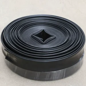 50mm Diameter 0.5mm Thickness PE Layflat Hose 100m Length Per Roll Plastic Flat Water Hose for Agriculture & Garden Irrigation