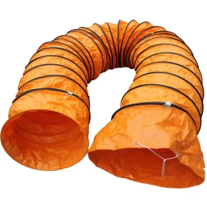 550mm 10M PVC Vent Duct Flexible Mining Duct Spiral Posstive Pressure Mine Air Duct