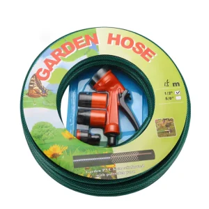 5M 20M Garden Watering Hose With 1 2 Connector PVC Car Wash Garden Irrigation Pipe Plants Flower
