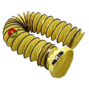 5M PVC Flexible Duct Hose for 8 Inch Ventilation Fan with Connecting Belt & D Shaped Rings