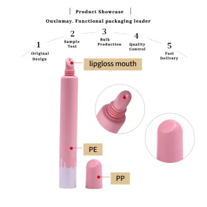 5ML 10ML 15ML Empty Plastic Squeeze Cosmetics Lipstick Tubes Lip Gloss Tube