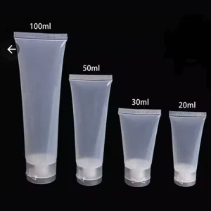 5ml 10ml 20ml 50ml 100ml 150ml Clear Plastic Soft Tube Packaging for BB Cream Body Hand Cosmetic Cream