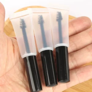 5ml Clear Plastic Tube for Toothpaste Cosmetic Tubes Empty Clear Squeeze Tubes for Eyelash Eyebrow Raincoat