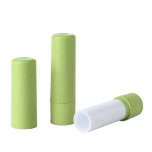 5ml Round Plastic PCR Lipstick Tube Lip Balm Container with Screw Rod Inside